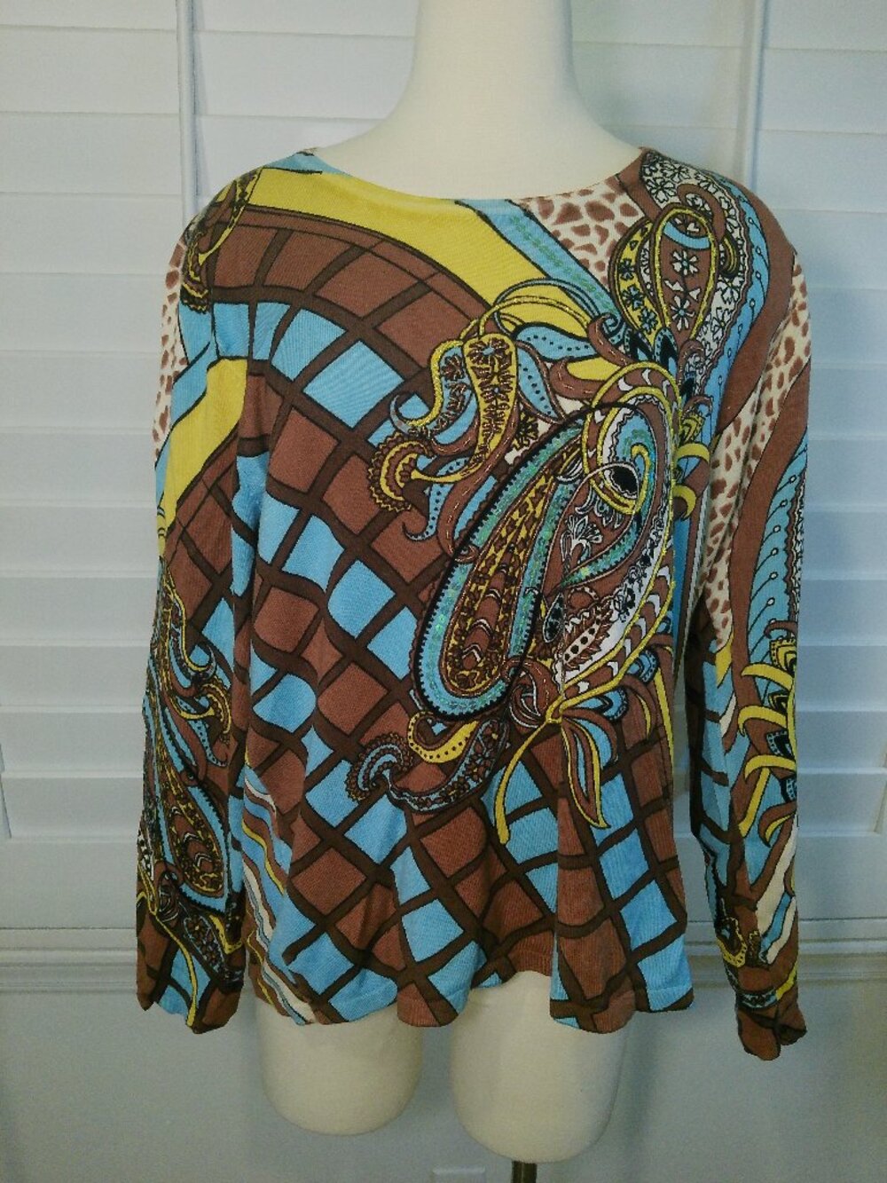 Sweater Pierri New York embellished Size 1X